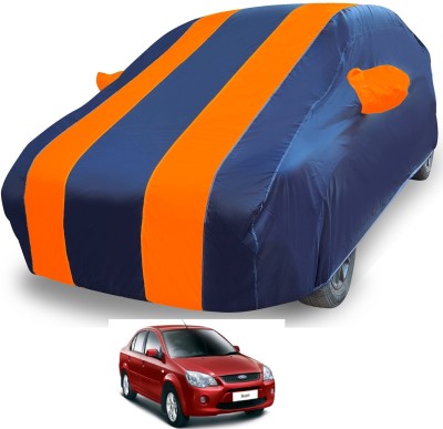 Euro Care Car Cover For Ford Ikon (With Mirror Pockets)(Orange)