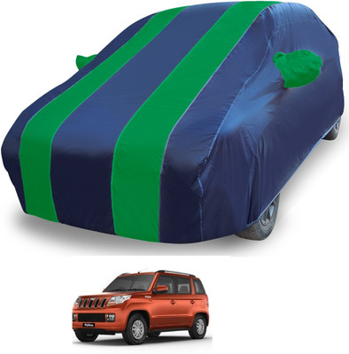 MOCKHE Car Cover For Mahindra TUV300 (With Mirror Pockets)(Blue)