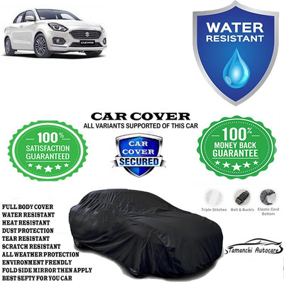 Tamanchi Autocare Car Cover For Maruti Suzuki Swift Dzire AMT ZDI Plus Diesel(Black)