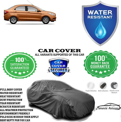 Tamanchi Autocare Car Cover For Ford Figo Aspire 1.2 Ti-VCT Titanium Opt(Grey)