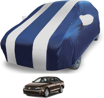 MOCKHE Car Cover For Volkswagen Jetta (With Mirror Pockets)(Silver)