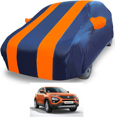 MOCKHE Car Cover For Tata Harrier (With Mirror Pockets)(Orange)