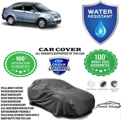 Tamanchi Autocare Car Cover For Maruti Suzuki Swift Dzire VXi AT(Grey)