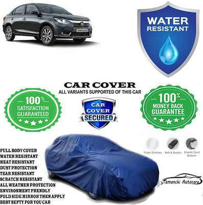 Tamanchi Autocare Car Cover For Honda Amaze S CVT i-VTEC(Blue)