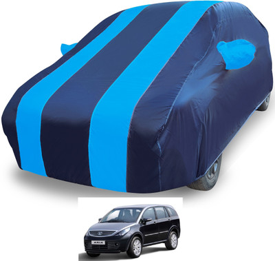 MOCKHE Car Cover For Tata Aria (With Mirror Pockets)(Blue)