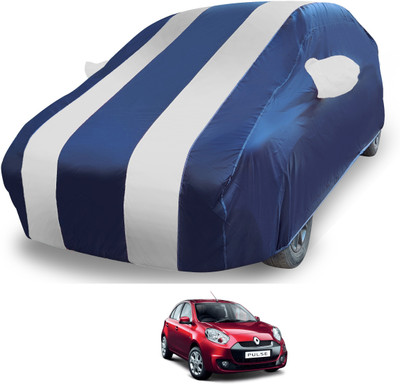 MOCKHE Car Cover For Renault Pulse (With Mirror Pockets)(Silver)