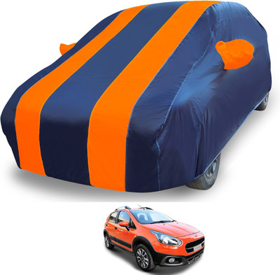 MOCKHE Car Cover For Fiat Avventura (With Mirror Pockets)(Orange)