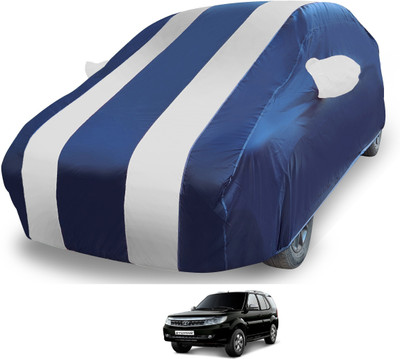 MOCKHE Car Cover For Tata Safari Storme (With Mirror Pockets)(Silver)