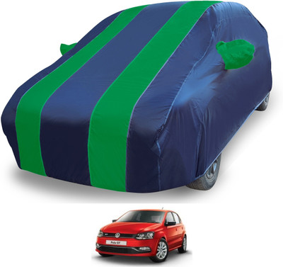 Euro Care Car Cover For Volkswagen Polo GT (With Mirror Pockets)(Blue)