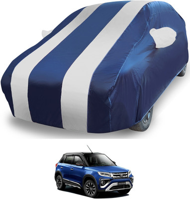 MOCKHE Car Cover For Toyota Urban Cruiser (With Mirror Pockets)(Silver)