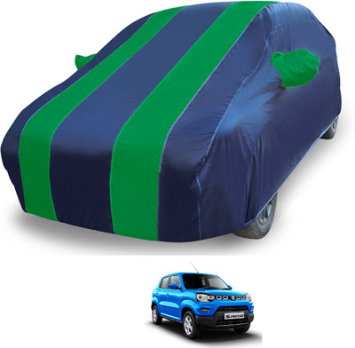 MOCKHE Car Cover For Maruti Suzuki S-Presso (With Mirror Pockets)(Blue)