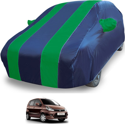 MOCKHE Car Cover For Maruti Suzuki Zen Estilo (With Mirror Pockets)(Blue)