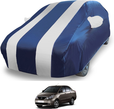 MOCKHE Car Cover For Tata Indigo CS (With Mirror Pockets)(Silver)