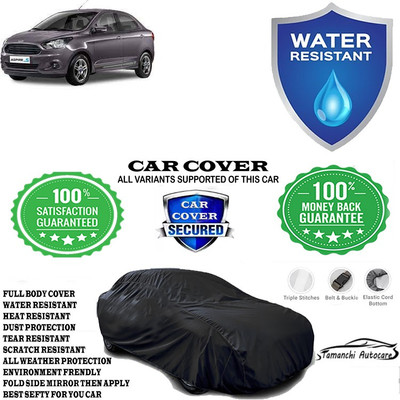 Tamanchi Autocare Car Cover For Ford Figo Aspire 1.2 Ti-VCT Titanium(Black)