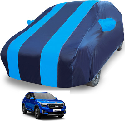 Euro Care Car Cover For Kia SELTOS (With Mirror Pockets)(Blue)