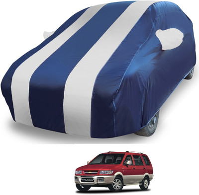 MOCKHE Car Cover For Chevrolet Tavera (With Mirror Pockets)(Silver)
