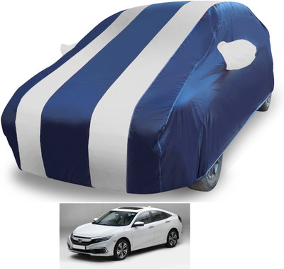 MOCKHE Car Cover For Honda Civic (With Mirror Pockets)(Silver)