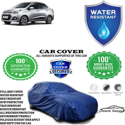 Tamanchi Autocare Car Cover For Hyundai Xcent 1.1 CRDi S(Blue)
