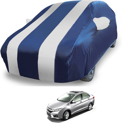MOCKHE Car Cover For Honda City i-Dtec (With Mirror Pockets)(Silver)