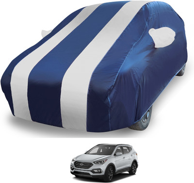 MOCKHE Car Cover For Hyundai SantaFe (With Mirror Pockets)(Silver)