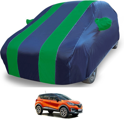 MOCKHE Car Cover For Renault Captur (With Mirror Pockets)(Blue)