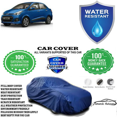 Tamanchi Autocare Car Cover For Hyundai Xcent 1.2 Kappa S(Blue)