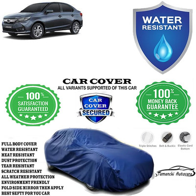 Tamanchi Autocare Car Cover For Honda Amaze VX CVT Petrol(Blue)