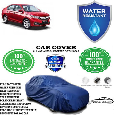 Tamanchi Autocare Car Cover For Honda Amaze VX i-DTEC(Blue)