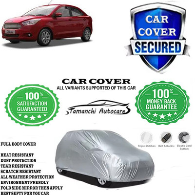 Tamanchi Autocare Car Cover For Ford Figo Aspire Titanium Plus Petrol(Silver)