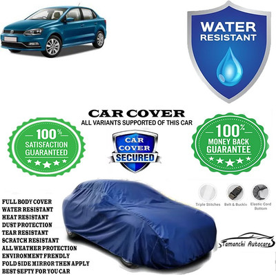 Tamanchi Autocare Car Cover For Volkswagen Ameo 1.5 TDI Comfortline Diesel(Blue)