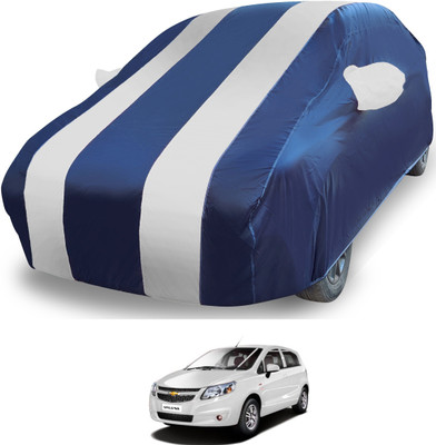MOCKHE Car Cover For Chevrolet Sail UVA (With Mirror Pockets)(Silver)