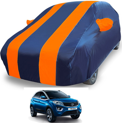 MOCKHE Car Cover For Tata Nexon (With Mirror Pockets)(Orange)