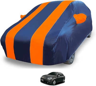 Euro Care Car Cover For Chevrolet Aveo (With Mirror Pockets)(Orange)