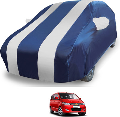 MOCKHE Car Cover For Chevrolet Enjoy (With Mirror Pockets)(Silver)