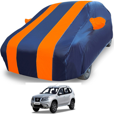 MOCKHE Car Cover For Nissan Terrano (With Mirror Pockets)(Orange)
