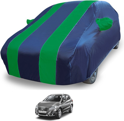 MOCKHE Car Cover For Maruti S-Cross (With Mirror Pockets)(Blue)