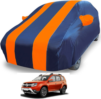 MOCKHE Car Cover For Renault Duster (With Mirror Pockets)(Orange)
