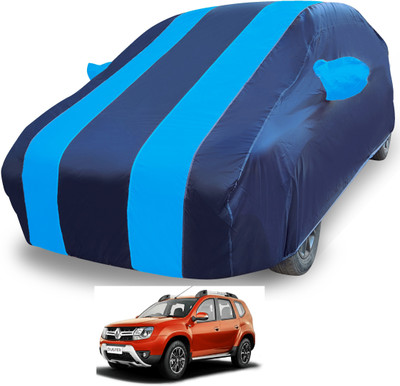 MOCKHE Car Cover For Renault Duster (With Mirror Pockets)(Blue)