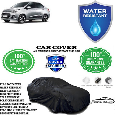 Tamanchi Autocare Car Cover For Hyundai Xcent 1.1 CRDi S(Black)