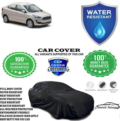 Tamanchi Autocare Car Cover For Ford Figo Aspire 1.2 Ti-VCT Ambiente(Black)