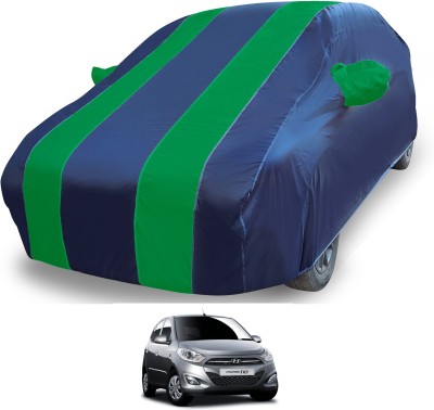 Euro Care Car Cover For Hyundai i10 (With Mirror Pockets)(Blue)