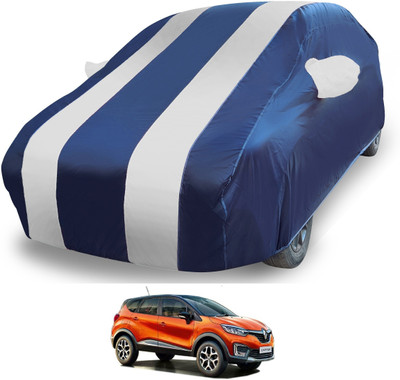 MOCKHE Car Cover For Renault Captur (With Mirror Pockets)(Silver)