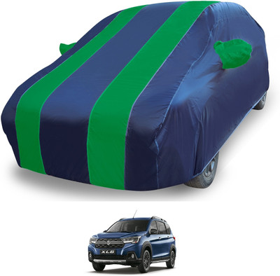 MOCKHE Car Cover For Maruti Suzuki XL6 (With Mirror Pockets)(Blue)