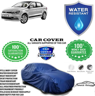 Tamanchi Autocare Car Cover For Volkswagen Ameo 1.5 TDI Trendline(Blue)