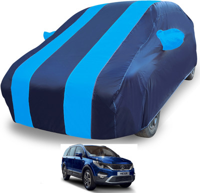 MOCKHE Car Cover For Tata Hexa (With Mirror Pockets)(Blue)