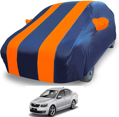 Euro Care Car Cover For Skoda Octavia (With Mirror Pockets)(Orange)