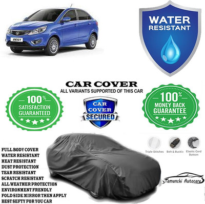 Tamanchi Autocare Car Cover For Tata Zest Quadrajet 1.3 75PS XE Diesel(Grey)