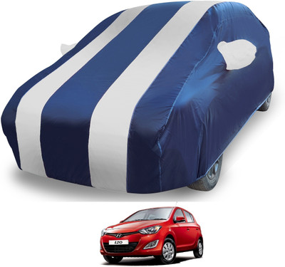 MOCKHE Car Cover For Hyundai i20 (With Mirror Pockets)(Silver)
