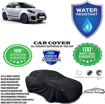 Tamanchi Autocare Car Cover For Maruti Suzuki Swift Dzire VXI 1.2 Petrol(Black)