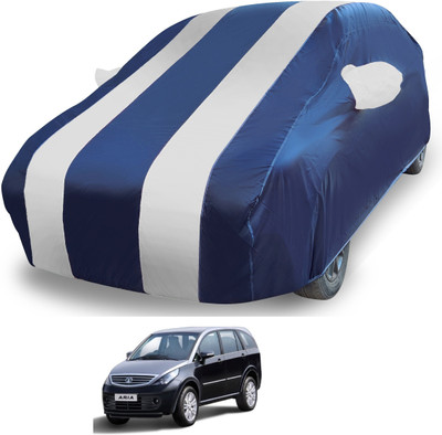 MOCKHE Car Cover For Tata Aria (With Mirror Pockets)(Silver)